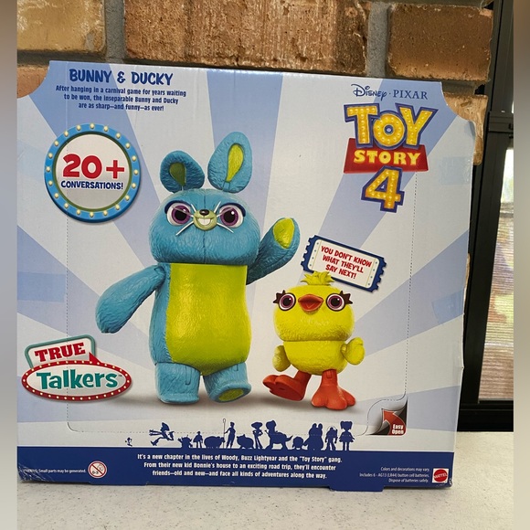 Walt Disney Bunny and Ducky Toy Story Disney/Pixar Talkers Interactive. - Picture 2 of 2